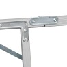 Opvouwbare campingtafel 140x81cm Silver Gapless Level 6 Brunner Voorraad