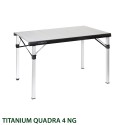 Opvouwbare kampeertafel 120,5x70 Titanium Quadra 4 NG Brunner Verkoop