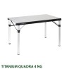 Opvouwbare kampeertafel 120,5x70 Titanium Quadra 4 NG Brunner Verkoop