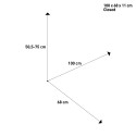 Opvouwbare campingtafel voor buiten 100x68 Tabylo Exterio 100 Brunner Prijs