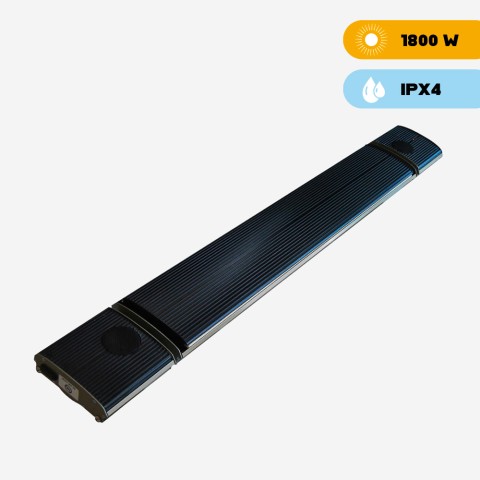 Radiateur infrarouge sans émission lumineuse 1800W Bluetooth haut-parleurs Spaik Pro Promotion