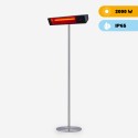 Radiateur infrarouge sur pied 2000W avec support extérieur Karst High Promotion