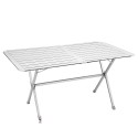 Opvouwbare campingtafel 140x81cm Silver Gapless Level 6 Brunner Aanbieding