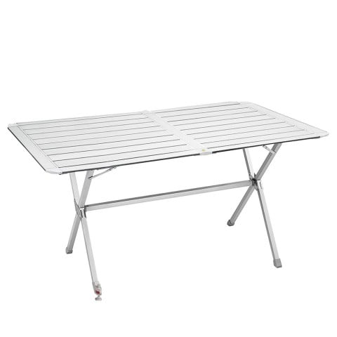 Opvouwbare campingtafel 140x81cm Silver Gapless Level 6 Brunner Aanbieding