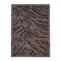Tapis moderne rectangulaire marron motif zèbre Double MAR008 Vente