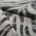 Tapis moderne rectangulaire motif zèbre gris noir Double GRI006 Offre