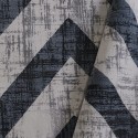 Rechthoekig vloerkleed woonkamer geometrisch design kortpolig Double BLU004 Aanbod