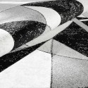 Rechthoekig tapijt modern geometrisch ontwerp grijs wit zwart GRI229 Aanbod