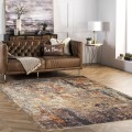 Modern rechthoekig vintage design tapijt antislip ASTR01 Aanbieding