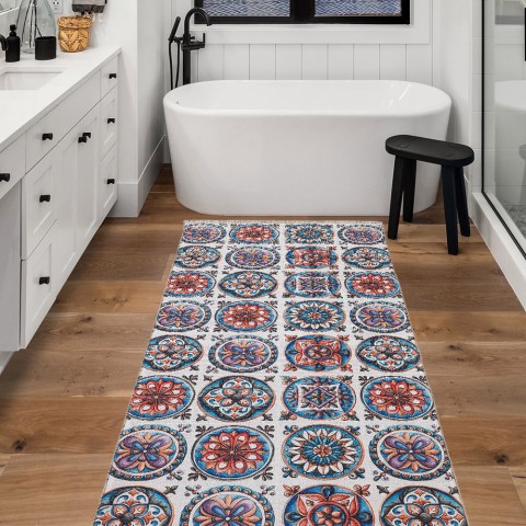 Mosaïekstijl antislip loper voor hal of keuken MUL426 Aanbieding