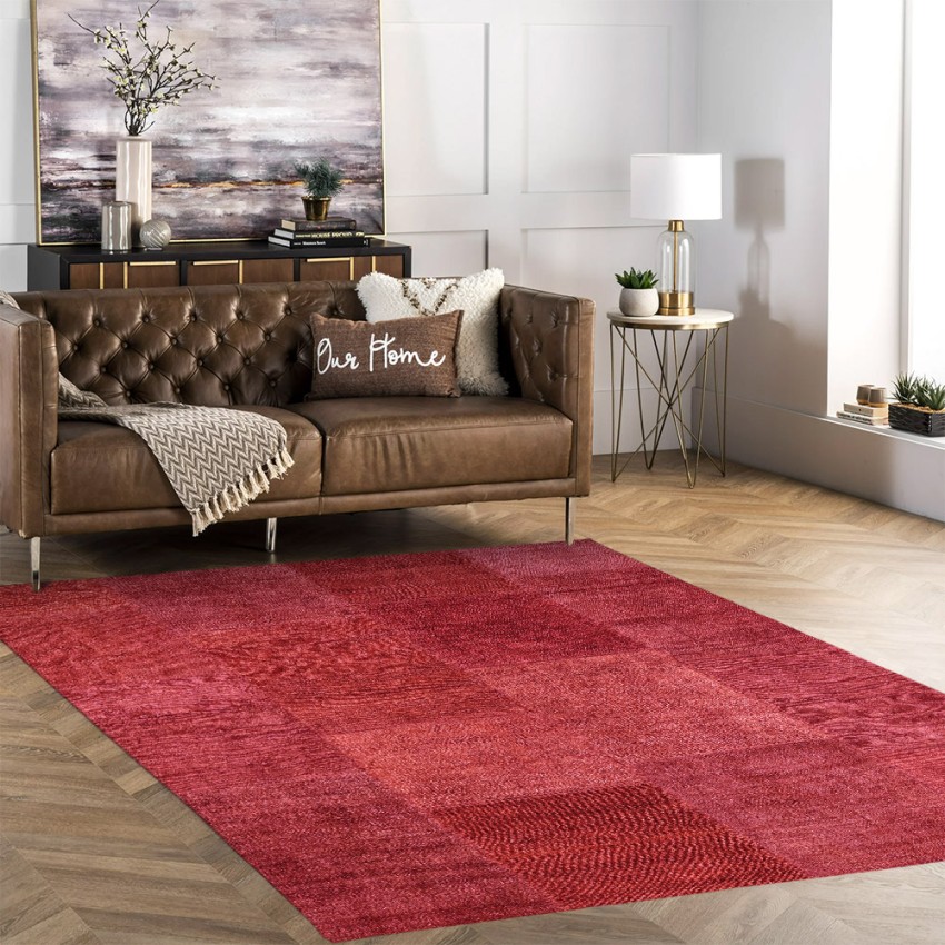 Rode rechthoekige antislipvloerkleed modern design voor woonkamer TURO01 Aanbieding Rode rechthoekige antislipvloerkleed modern design voor woonkamer TURO01 Aanbieding