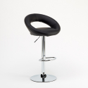 Tabouret de bar cuisine industriel pivotant réglable en hauteur repose-pieds Chicago 