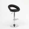 Tabouret de bar cuisine industriel pivotant réglable en hauteur repose-pieds Chicago 