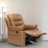 Verstelbare relaxfauteuil met voetensteun Panama Lux Afmetingen