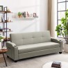 Canapé convertible 2 places clic-clac inclinable en similicuir Ambra Offre