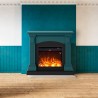 Elektrische vrijstaande haard laag energieverbruik klassieke omlijsting Cetona 