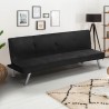 Canapé convertible 3 places clic clac design tissu velours Explicitus Catalogue