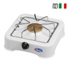 Réchaud de camping à gaz portable grille 1 feu 5318 CF Parker Vente