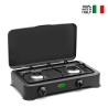 Réchaud à gaz portable 2 brûleurs pour camping 5326GP CF Parker Vente