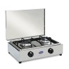 RVS gasfornuis 2-pits LPG aardgas 200ACCGPS CF Parker Verkoop
