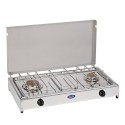 Gasfornuis voor camping 2 pitten met deksel 5522G CF Parker Aanbieding