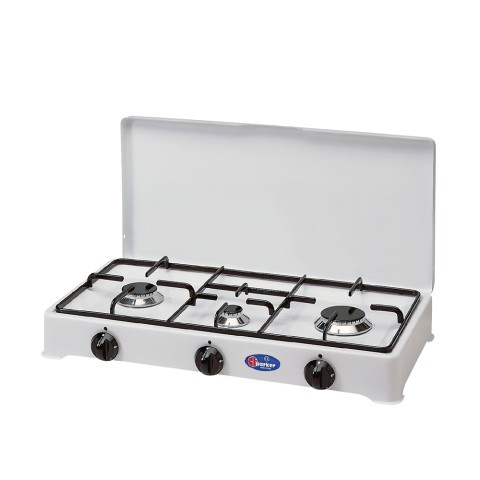 Draagbaar camping gasfornuis 3-pits 5328BGP CF Parker Aanbieding