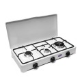 Réchaud de camping à gaz 3 brûleurs double couronne 5328BGP/C CF Parker Promotion