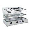 Réchaud à gaz 3 feux de camping en acier inoxydable 300ACCGP CF Parker Catalogue