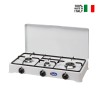 Réchaud à gaz portable de camping 3 brûleurs 5328BGP CF Parker Vente