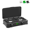 Réchaud 2 feux gaz GPL méthane usage domestique 5326GPS CF Parker 