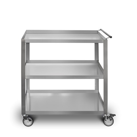 Chariot de cuisine professionnel en acier inoxydable 3 étagères Giorgio Parker Promotion