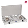Gasfornuis voor camping 2 pitten met deksel 5522G CF Parker Korting