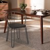 Industrieel design stalen stoelen met armleuningen Ferrum Arm Catalogus