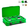 Réchaud 2 feux gaz GPL méthane usage domestique 5326GPS CF Parker Promotion