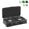 Réchaud 2 feux gaz GPL méthane usage domestique 5326GPS CF Parker 