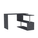 Bureau d'angle pivotant gris 2 étagères Volta RT Catalogue