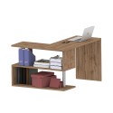 Bureau design bureau d'angle pivotant bureau en bois 2 étagères Volta WD Catalogue