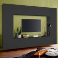 Moderne woonkamerset voor tv met 2 hangende kasten Note Mold Aanbieding