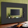 Moderne woonkamerset voor tv met 2 hangende kasten Note Mold Aanbieding