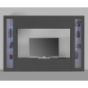 Moderne wandmeubel voor TV met zwevende kastjes en 2 vitrines Note Frame Korting