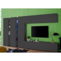 Moderne wandmeubel televisie met 3 hangende kasten Note Trio Kortingen