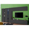Moderne wandmeubel televisie met 3 hangende kasten Note Trio Kortingen