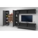 Meuble TV design moderne 2 armoires bibliothèque Ferd RT Remises
