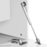 Moderne witte woonwand met zwevende tv-kast Stady WH Voorraad