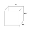 Wasmobiel 45x50cm wit wasbak met wasplank 9006K Negrari Korting