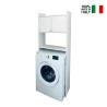 Ruimtebesparend wasmachine-omhuiskastje met 2 deuren Marsala 5016P Negrari Verkoop