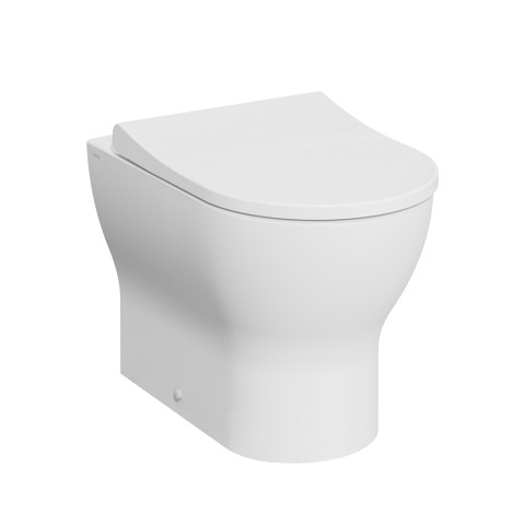 Back to wall badkamer toiletpot met toiletbril Mia Round VitrA Aanbieding