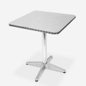 Set Bliss van 2 aluminium stoelen met tafel 70x70cm voor tuin, terras of bar  Catalogus
