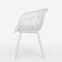 Chaise de jardin cuisine salle à manger moderne avec accoudoirs Philis 