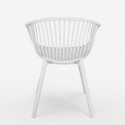 Chaise de jardin cuisine salle à manger moderne avec accoudoirs Philis 